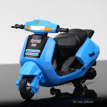 1:18 Plastic Metal Diecast Motocycle Model Toy Rear Wheel Drive Simulation Car Collection Model Portable Children Toy for Boy