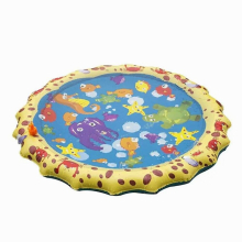 Outdoor Play Mat Lawn Beach Sea Animal Inflatable Water Spray Kids Sprinkler Play Pad Mat Water Game Beach Mat Cushion Toy