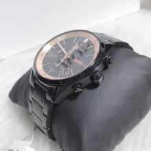 NEW HUGO BOSS GRAND PRIX HB1513578 MENS WATCH STAINLESS STEEL BLACK