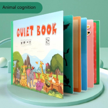 Montessori My First Busy Book Paste Quiet Book Children Toy Animal Numbers Matching Puzzle Game Educational Toys for Kids