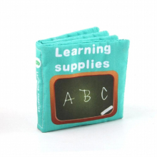 Baby English Palm Three-dimensional Cloth Book Newborn Soft Book Early Childhood Education Baby Cloth Book