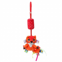 Baby Toy Plush Bed Hanging Pendant Baby Plush Cartoon Animal Wind Chime Stroller Hanging Teether Stroller For Newborn