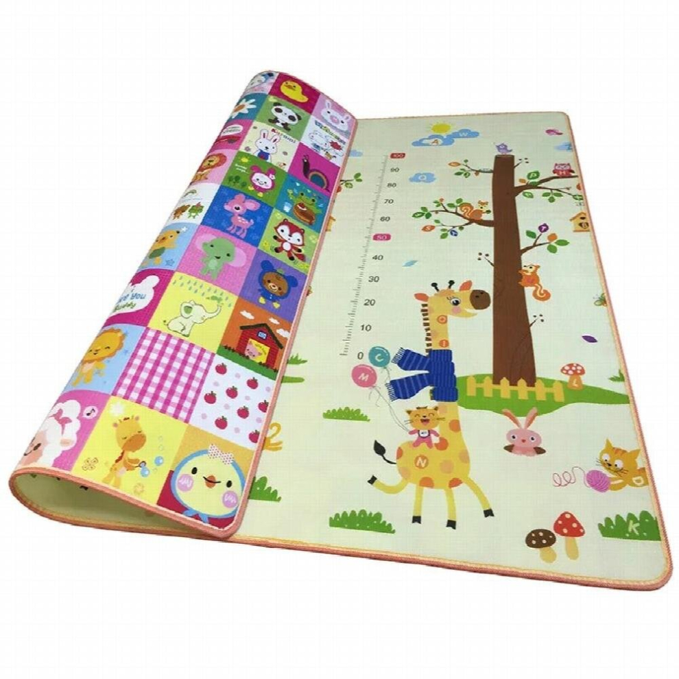 0.5cm Thick Double-Side Baby Crawling Play Mat 2*1.8 Meter Climb Pad Foam Carpets Kids Puzzle Game Developing Mat
