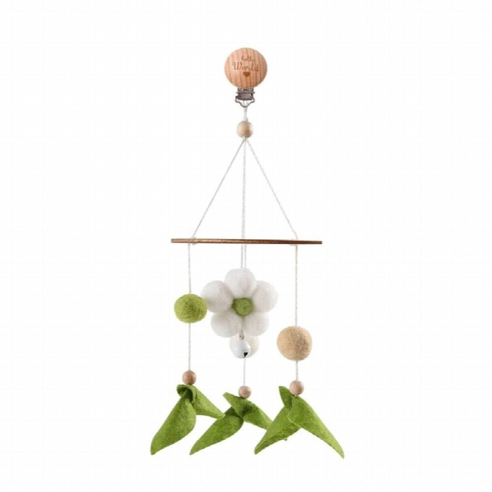 Baby Bed Rattle Wool Ball Bed Bell Toys Bee Animals Shape Newborn Crib Mobile Rattle Wool Balls Beads Bed Bell For Baby