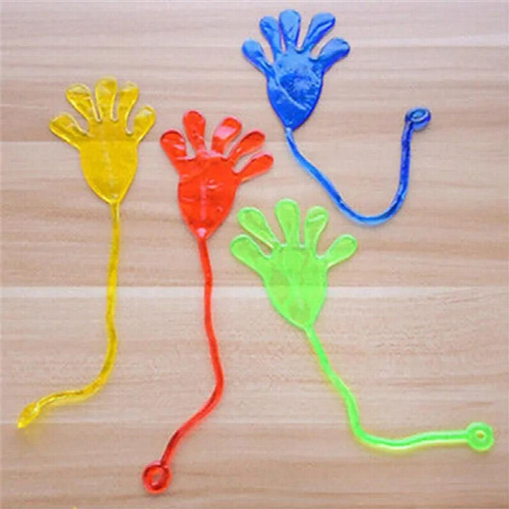 Elastic Sticky Slap Hands Palm Toy Kid Party Favors Gift Gags Practical Jokes Elastic Sticky Squishy Slap Hands Palm Toy