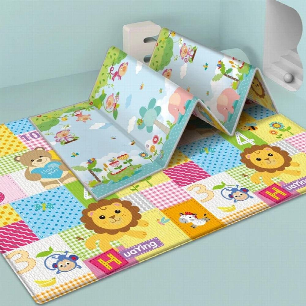Foldable Baby Play Mat Puzzle Mat Educational Childrens Carpet in the Nursery Climbing Pad Kids Rug Activitys Games Toys