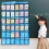 36 Clear Pockets Classroom Pocket Chart with Hook Class Teaching Storage Hanging Bag Office Object Storage Display Waterproof 2