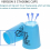 Quick Stack Cups 12 Pack Stacking Cups Children Classic Stack Speed Training Game Toys for Boys Girls 4