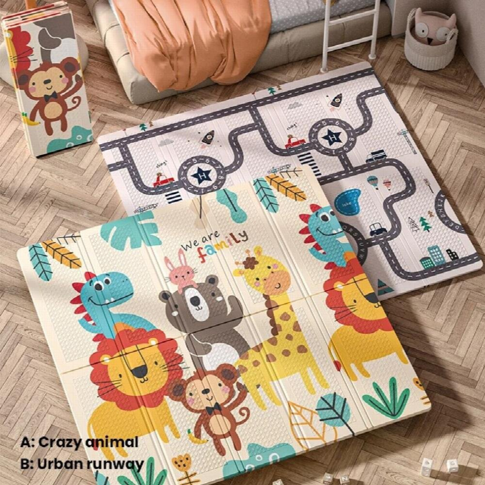 Infant Shining Baby Play Mat 180x200x1.5cm Folding Baby Mat Anti-slip Puzzle Childrens Mat Tapete Infantil Room Crawling Pad