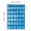 36 Clear Pockets Classroom Pocket Chart with Hook Class Teaching Storage Hanging Bag Office Object Storage Display Waterproof 1