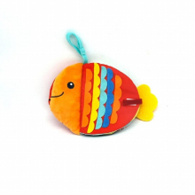 Baby Cloth Book Doll Small Fish Cloth Book Early Education Books For Kids Washable Cartoon Baby Finger Cloth Book Appease Toy