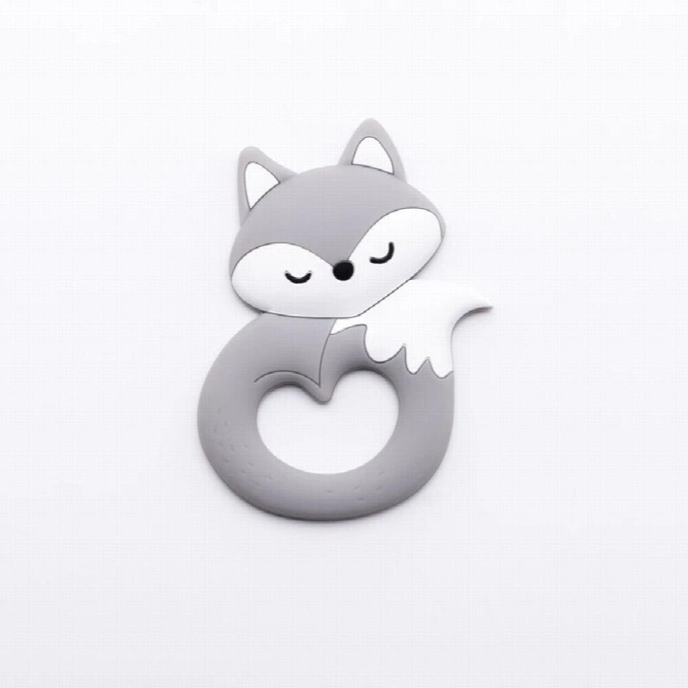 Silicone Teether Baby Rodent Cartoon Animals Teethers Silicone Pandents DIY Teething Toy For Teeth Tiny Rod Baby Teethers Gift