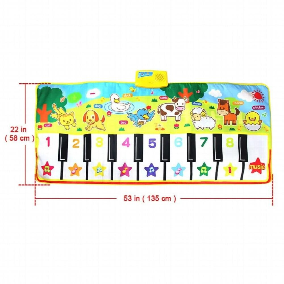 Baby Play Mat Baby Boys Girls Educational Carpet Children Musical Toys Toddler Kids Piano Surface Developing Floor Crawling Rugs