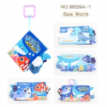 Fabric Books Newborn Baby Educational Learning Cloth Jungle Tail Book Kids Early Reading Parent-Child Interactive Toys Washable