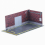 Car Model Diorama Parking Scenery 1/24 Simulation Scene for Garage Automobile Model 5