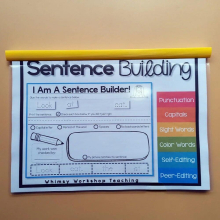 Alphabet Sentence Building Classroom Game Workbook Teach Read Books Educational Toy for Children Learning English Books for Kids