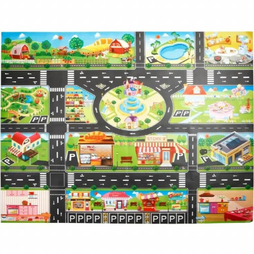 Large City Traffic Car Park Mat Play Kids Rug Developing Baby Crawling Mat Play Game Mat Toys Children Mat Playmat Puzzles GYH
