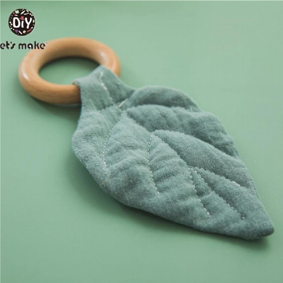 Baby Wooden Cloth Pendant Teether Bracelet Pendant For Pacifier Chain Bpa Beech Wooden Rodent Baby Gym Mobile Rattle Toy
