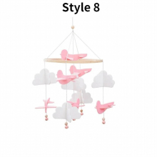 1 Set Baby Wooden Mobile Hanger Mobile kit Crib Mobile Hanging Frame Bed Toy Decoration DIY Crafts Photography Newborn Gift