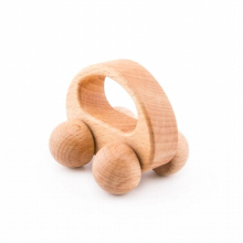 1Pcs Wooden Baby Toys Beech Wood Blocks Car Cartoon Educational Montessori Toys For Children Baby Toys Newborn Toys