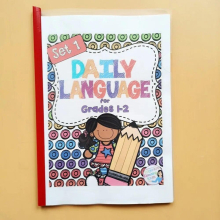 Daily Grammar Reading Exercise Paper Practice Preschool Learning English Homework Workbook for Kids Worksheets Toy for Children