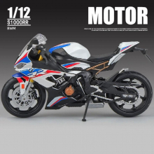 1:12 S1000RR Racing Motorcycle Model Diecast Alloy Metal Cross-country Motorcycle Model Simulation Collection Childrens Toy Gift