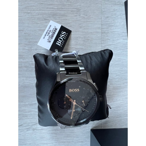 Hugo boss watches mens black hot sale