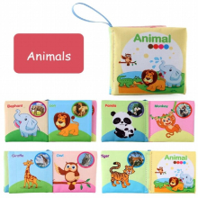 0-3 Years Old Childrens Early Education Soft Cloth Toy Coth Book Development Reading Can Be Washed