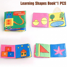 Baby Activity Fabric Cloth Books 0-12 Months Baby Soft Quite Book Animal Educational Toy Early Learning Book For Kids
