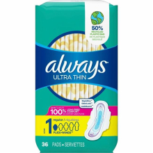 Flexi-Wing Ultra Thin Pads - Pack of 6