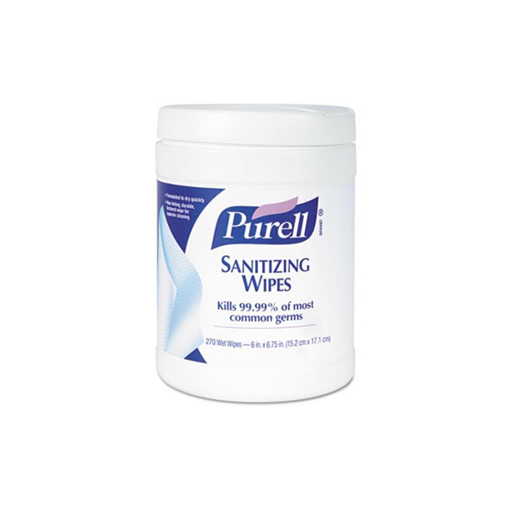 Sensual Smell White Sanitizing Hand Wipes - 270 Wipes Per Canister