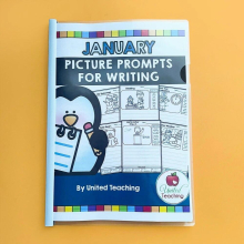 Picture Prompts for Writing of All Year Grades 1-3 (Childrens Topics for Short Story Writing) English Books workbook for kids