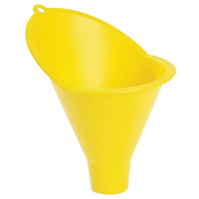 8 oz Plastic Radiator Funnel, Yellow