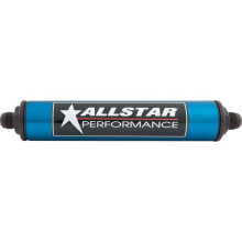 8 in. -10 AN Inline Fuel Filter - Stainless Element