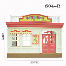 1:12 Forest Hut Play House Villa ABS1/12 Simulation Forest Animal Squirrel Cat Child Birthday Gift