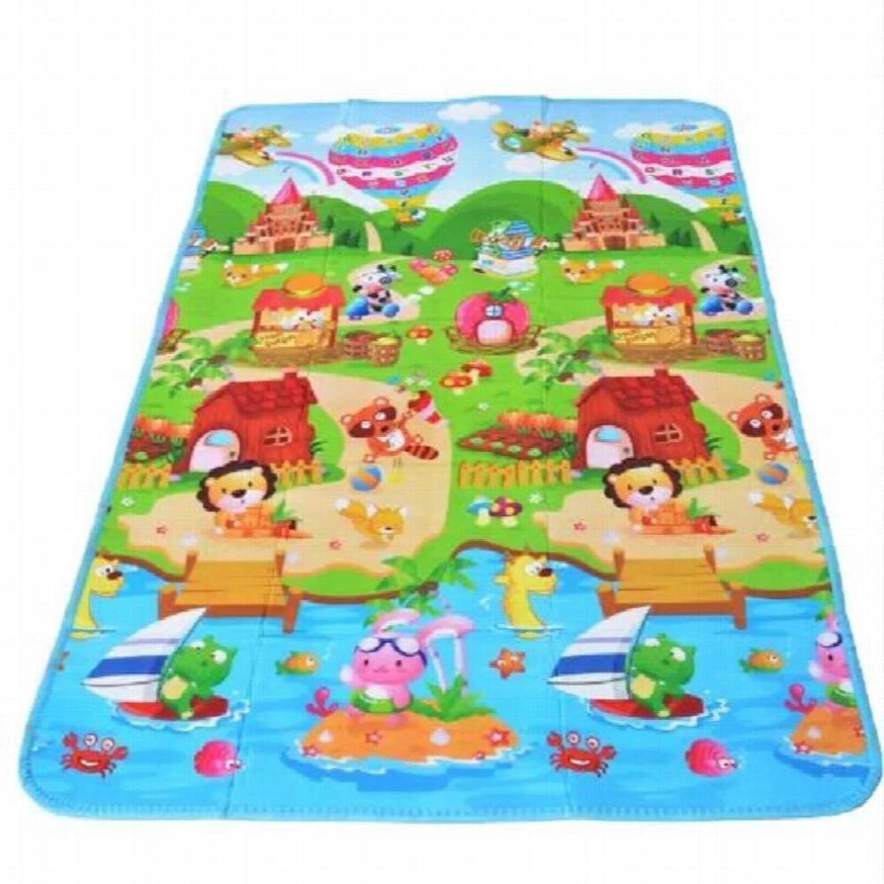 Kids Puzzle Play Mats 180*120cm 0.3cm Thickness Playing Blanket Baby Climbing Rug Carpet For Children Crawling Activity Gym Toys