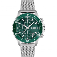Hugo Boss 1513905 Admiral Chronograph Green Dial Men's Watch