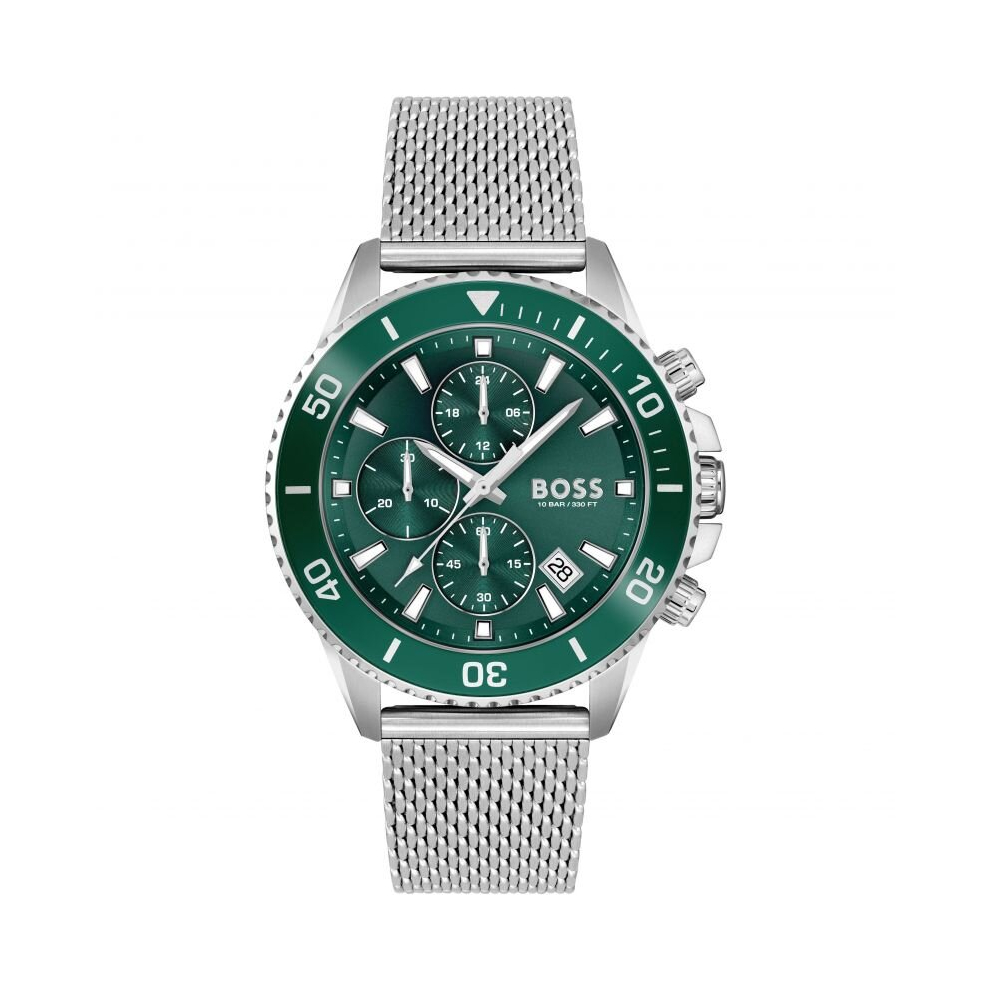 Hugo Boss 1513905 Admiral Chronograph Green Dial Men's Watch