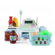 Pretend Play Groceries Toys Childrens Simulation Supermarket Cash Register Upgraded Version With Electronic Scale Kid Game Toys