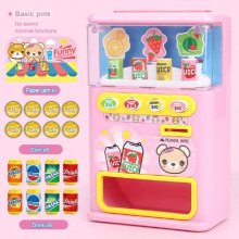 Kids Simulated Vending Machine Puzzle Drinks Beverage Vending Machine Toy Pretend Beverage Mini Puzzle Game Toys