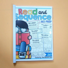 Kids Games English Phonics Sight Words Read and Sequence Preschool Reading Comprehension Workbook Exercise Book Baby Toys