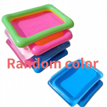 1pcs Pvc Inflatable Sand Table Fishing Toy Mini Inflatable Pool Air Cushion Inflatable Tray Party Childrens Gift Decoration