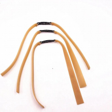 3pcs 2.0mm Thickened Large Elastic Flat Leather Rubber Band for Slingshots, Rebound Faster and Stronger Catapult Use