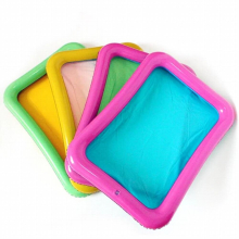 60*45cm Dynamic Sand Tray Indoor Magic Play Sand Children Toys Space Inflatable Accessories Plastic Mobile Table
