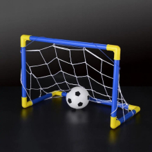 Indoor Mini Folding Football Soccer Ball Goal Post Net Set Pump Kids Sport Outdoor Home Game Toy Child Birthday Gift Plastic
