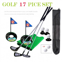 Sports Toys Game Golf Pro Set Toy with Bag for Kids Clubs Flags Practice Balls Upgraded Junior Golf 24 inch Training Stainless