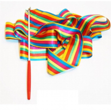 4M Colorful Rhythmic Gymnastics Dance Ribbon Sports Toys for Kids Adult Performance Art Gymnastic Ballet Streamer Twirling Rod