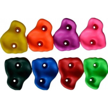 15Pcs/Set Kids Fitness Climbing Rock Wall Stones Assorted Rock Climbing Wall Stones Hand Feet Holds Grip Kits Random