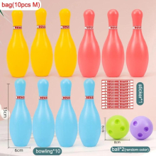 Children Bowling Leisure Indoor Sports Game Kindergarten Hands-on Kids Interactive Puzzle Play House Toys Family Games Gift DDJ