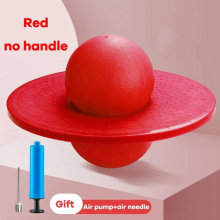 Bouncing Ball with Handle and Pump Kids Bouncy Jumping Ball Toy Stretched or Disassembled Balancing Toy for Adults and Children